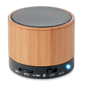 Bluetooth kõlar ROUND BAMBOO