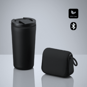 Everyday Set: kohvikruus 370 ml ja juhtmevaba kõlar