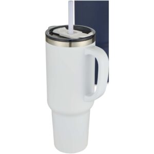Sydney 1200 ml double wall RCS certified copper vacuum insulated tumbler with straw