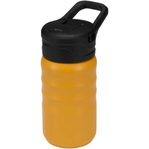 Knox 350 ml RCS recycled double wall stainless steel sport bottle with flip straw