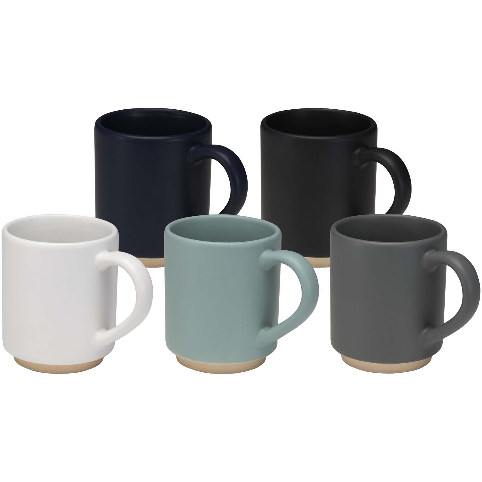 Camilla 180 ml stackable ceramic mug with matte finish
