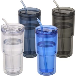Archer 480 ml double wall plastic tumbler