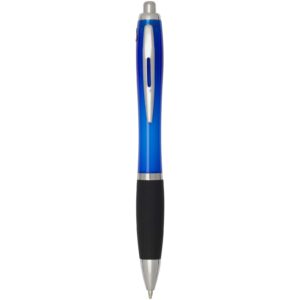 Nash RCS recycled plastic ballpoint pen with coloured barrel and black grip (black ink)