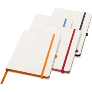 Spectrum A5 hard cover notebook with coloured edge