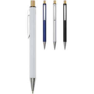 Cyrus recycled aluminium ballpoint pen (blue ink)