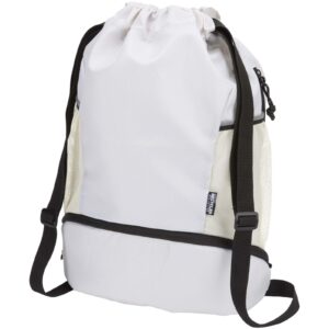 Varyon GRS recycled sports drawstring bag with bottom compartment 18L