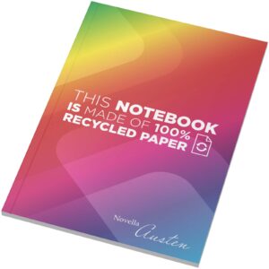 Novella Austen A5 recycled soft cover notebook - 50 lined sheets