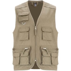 Venera 200 g/m2 v-neck multi-pocket workwear vest