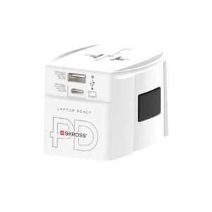SKROSS® MUV AC65PD world adapter with USB-C cable